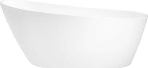 Olsen Spa Volně stojící retro vana MELODY bílá - Barva - Bílá, Barva sifonu - Zlatá, Rozměr vany - 150 × 80 cm VANMELODY150Z