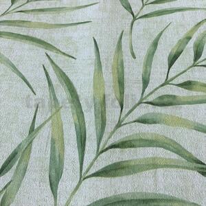Vliesové tapety na zeď Greenery 37335-1, rozměr 10,05 m x 0,53 m, palmový list zelený na zeleném podkladu, A.S. Création