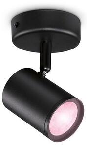 WiZ Colors 8719514551930 LED stropní bodové svítidlo Imageo 1x5W | GU10 | 350lm | 2200-6500K | RGB - stmívatelné, černá