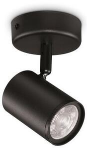 WiZ Colors 8719514551930 LED stropní bodové svítidlo Imageo 1x5W | GU10 | 350lm | 2200-6500K | RGB - stmívatelné, černá