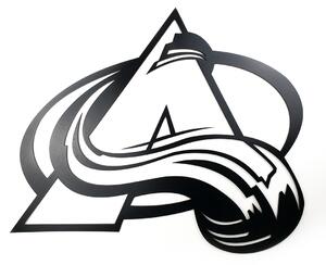 Dřevěná nástěnná dekorace Hokejový tým Colorado Avalanche