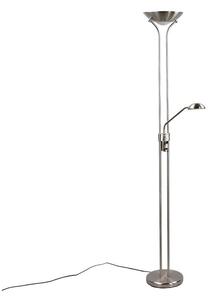 Lindby - Josefin LED Stojací Lampa Nickel