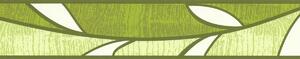 Samolepící bordura D 58-004-2, rozměr 5 m x 5,8 cm, lístky zelené, IMPOL TRADE