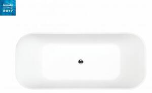 NIKIDO Volně stojící vana ASSOS black&white 160x70