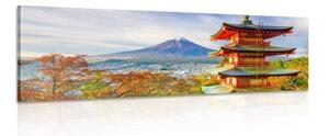 Obraz památka Chureito Pagoda - 150x50 cm