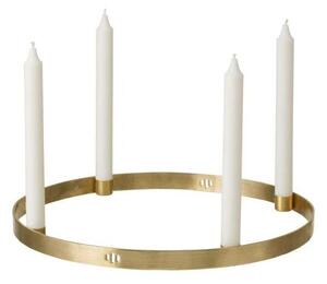 Ferm LIVING - Circle Svícen Large Brass