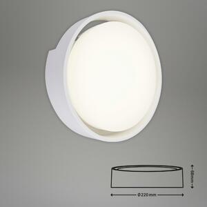 BRILONER LED venkovní svítidlo pr. 22 cm 18W 1500lm bílé IP44 BRILO 3019-016