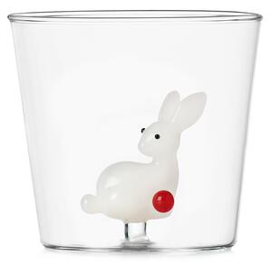 Ichendorf Milano designové sklenice na vodu Woodland Tales Tumbler White Bunny