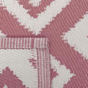 Venkovní koberec 120 x 180 cm růžový DEWAS