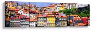 Obraz - Ribeira, Portugalsko (170x50 cm)