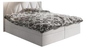 Manželská postel Boxspring 160 cm Fade 3 Comfort (béžová) (s matrací a úložným prostorem). 1055892
