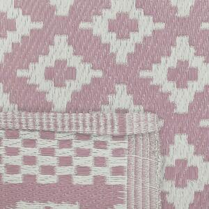 Venkovní koberec 120 x 180 cm růžový THANE