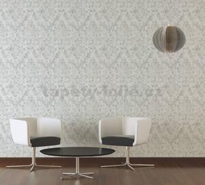 Vliesové tapety na zeď IMPOL New Studio 37413-4, rozměr 10,05 m x 0,53 m, barokní vzor krémovo-stříbrný, A.S. Création