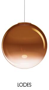 Lodes Designové závěsné LED svítidlo NON RANDOM, 7W, ø 38 cm, CRI90 Barva: Oranžová
