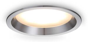 Downlight LED zápustné kulaté svítidlo Ra80 Stříbrná