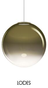 Lodes Designové závěsné LED svítidlo NON RANDOM, 7W, ø 38 cm, CRI90 Barva: Šalvějově zelená