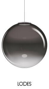 Lodes Designové závěsné LED svítidlo NON RANDOM, 7W, ø 38 cm, CRI90 Barva: Kouřová
