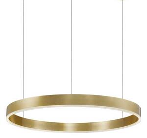 Nova Luce Motif LED kruhové závěsné svítidlo stmívatelné CCT Zlatá3000K TRIAC⌀60cm