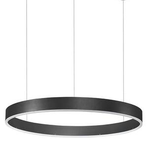 Nova Luce Motif LED kruhové závěsné svítidlo stmívatelné CCT Černá3000K TRIAC⌀60cm