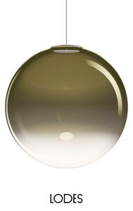 Lodes Designové závěsné LED svítidlo NON RANDOM, 7W, ø 43 cm, CRI90 Barva: Šalvějově zelená