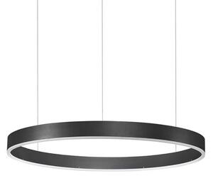 Nova Luce Motif LED kruhové závěsné svítidlo stmívatelné CCT Černá3000K TRIAC⌀80cm