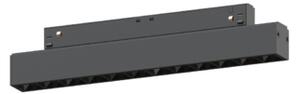 KARIZMA luce Linea Lente LED svítidlo pro 48V lištu černé 3000KS15°
