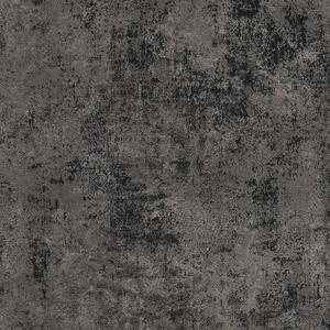 Vliesové tapety IMPOL New Wall 37425-6, rozměr 10,05 m x 0,53 m, omítkovina černá, A.S. Création