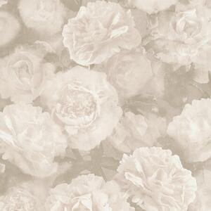 Vliesové tapety IMPOL New Studio 37402-3, rozměr 10,05 m x 0,53 m, květinový vzor bílo-šedý, A.S. Création