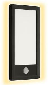 BRILONER TELEFUNKEN LED venkovní nástěnné svítidlo s čidlem, 28 cm, 16 W, černá TF 313905TF