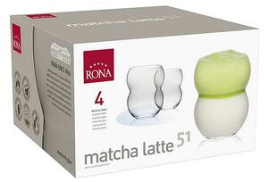 Rona sklenice Matcha latte 515 ml 4 ks
