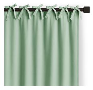 Dimout závěs v mentolové barvě 140x250 cm Carli Tie – Restilo