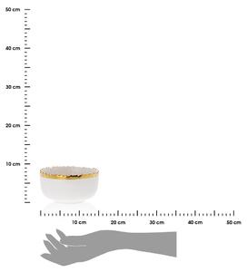 DekorStyle Keramická miska Kati 11,5 cm bílá