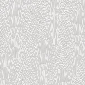 Vliesové tapety na zeď IMPOL Giulia 6790-10, vějířový vzor bílý, rozměr 10,05 m x 0,53 m, NOVAMUR 82215