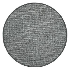 Vopi koberce Kusový koberec Alassio šedý kruh - 400x400 (průměr) kruh cm