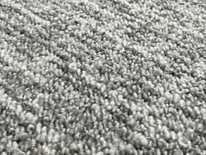 Vopi koberce Kusový koberec Alassio šedý kruh - 300x300 (průměr) kruh cm