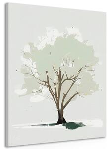 Obraz strom s nádechem minimalismu - 40x60