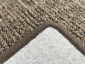 Vopi koberce Kusový koberec Alassio hnědý čtverec - 200x200 cm