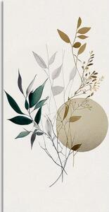 Obraz rostlinky s bohémským nádechem - 50x100