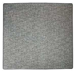 Vopi koberce Kusový koberec Alassio hnědý čtverec - 133x133 cm