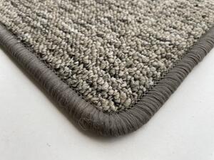 Vopi koberce Kusový koberec Alassio hnědý čtverec - 200x200 cm