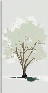 Obraz strom v minimalistickém duchu - 50x100