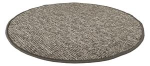 Vopi koberce Kusový koberec Alassio hnědý kruh - 160x160 (průměr) kruh cm
