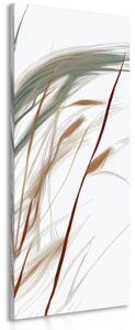 Obraz vlající stébla trávy - 40x120