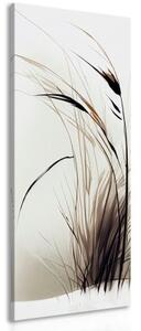Obraz stébla suché trávy - 50x150