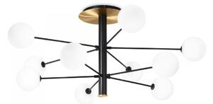 Ideal Lux 273693 přisazené stropní svítidlo Cosmopolitan pl10 10x15W | G9 - mosaz, bílá, černá