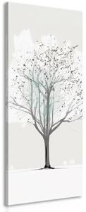 Obraz zimní koruna stromu - 40x120