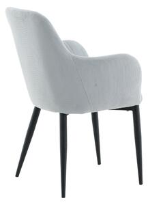 Jídelní židle Comfort, 2ks, světle šedá, S57xD62xV93