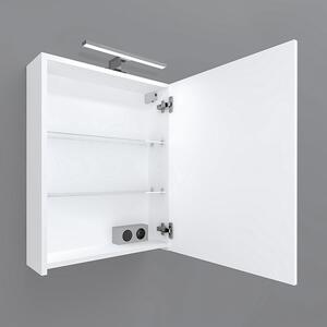 Zrcadlová skříňka závěsná s LED osvětlením Fabi W 50 ZS