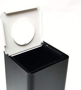 Odpadkový koš na tříděný odpad Caimi Brevetti Centolitri 100 L, bílý