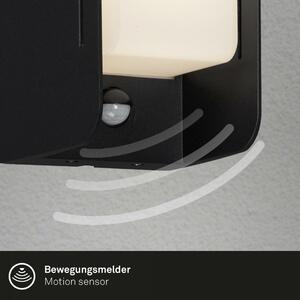 BRILONER Venkovní svítidlo s čidlem 25,5 cm 1x E27 12W černá IP44 BRILO 3017-015